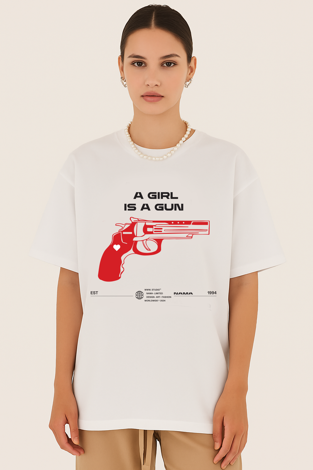 A GIRL IS A GUN T-SHIRT