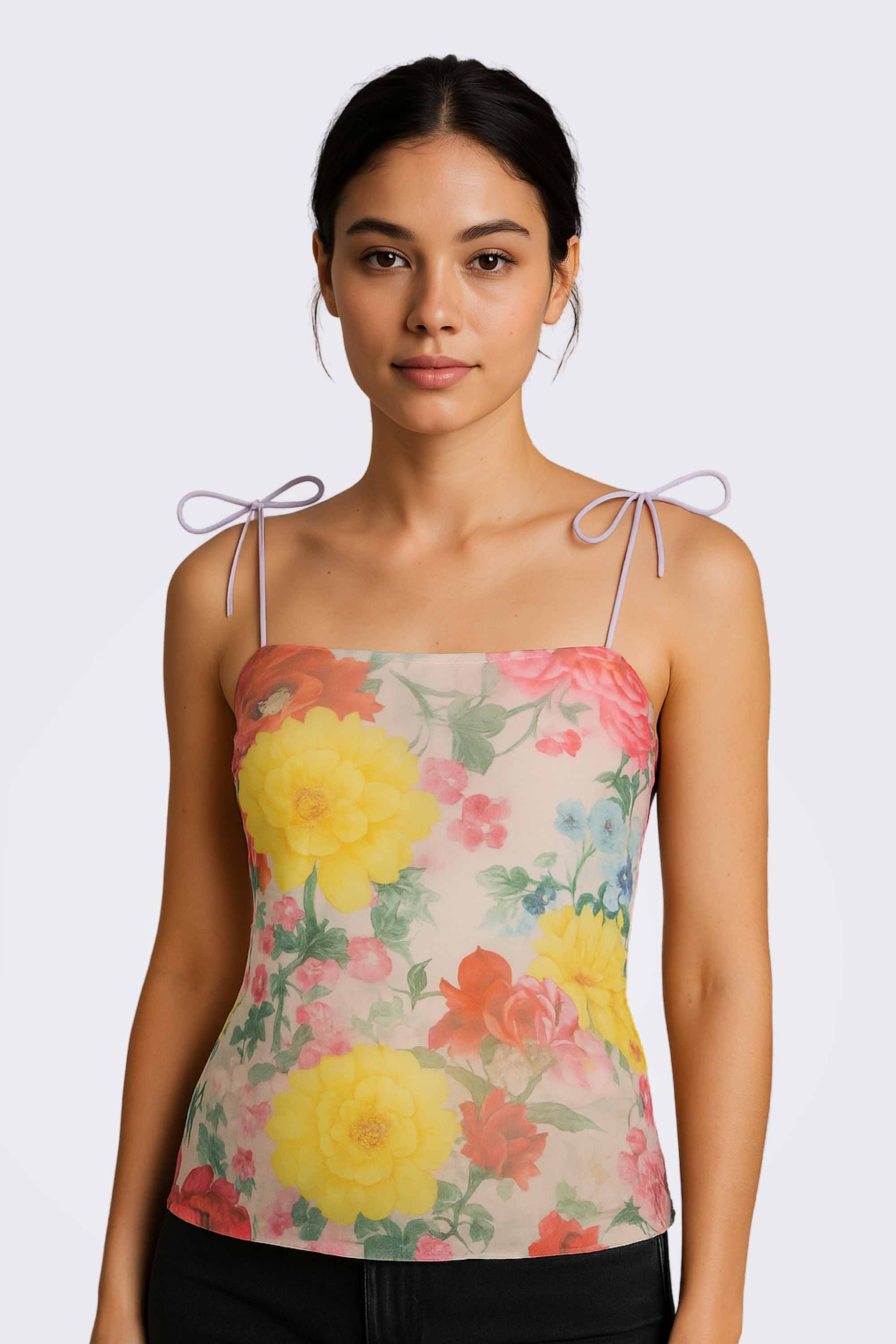 ELEGANT FLORAL TOP
