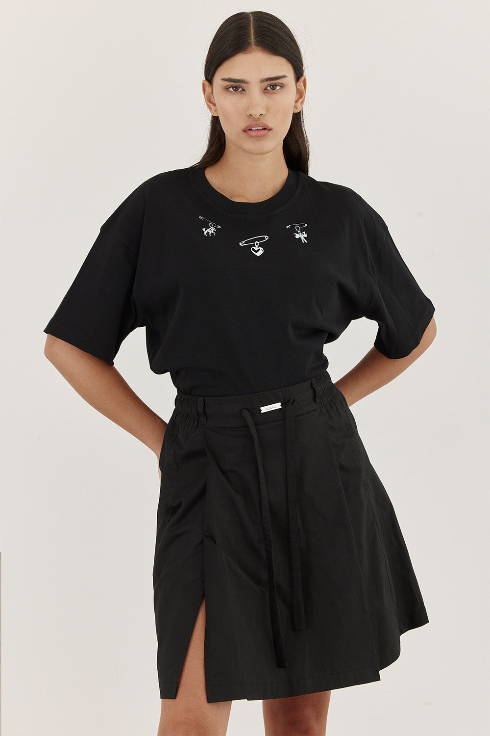 BLACK SAFETY STATEMENT T-SHIRT