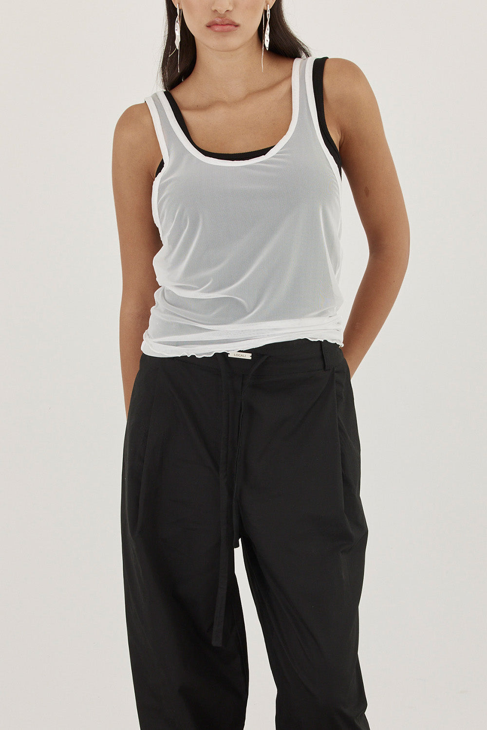 AMI BLACL&WHITE TANK