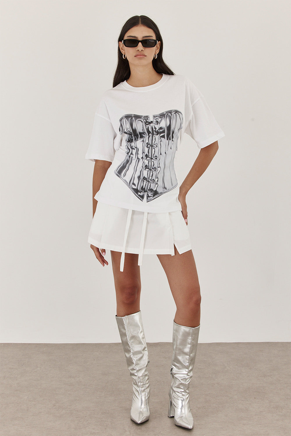 METAL CORSET T-SHIRT