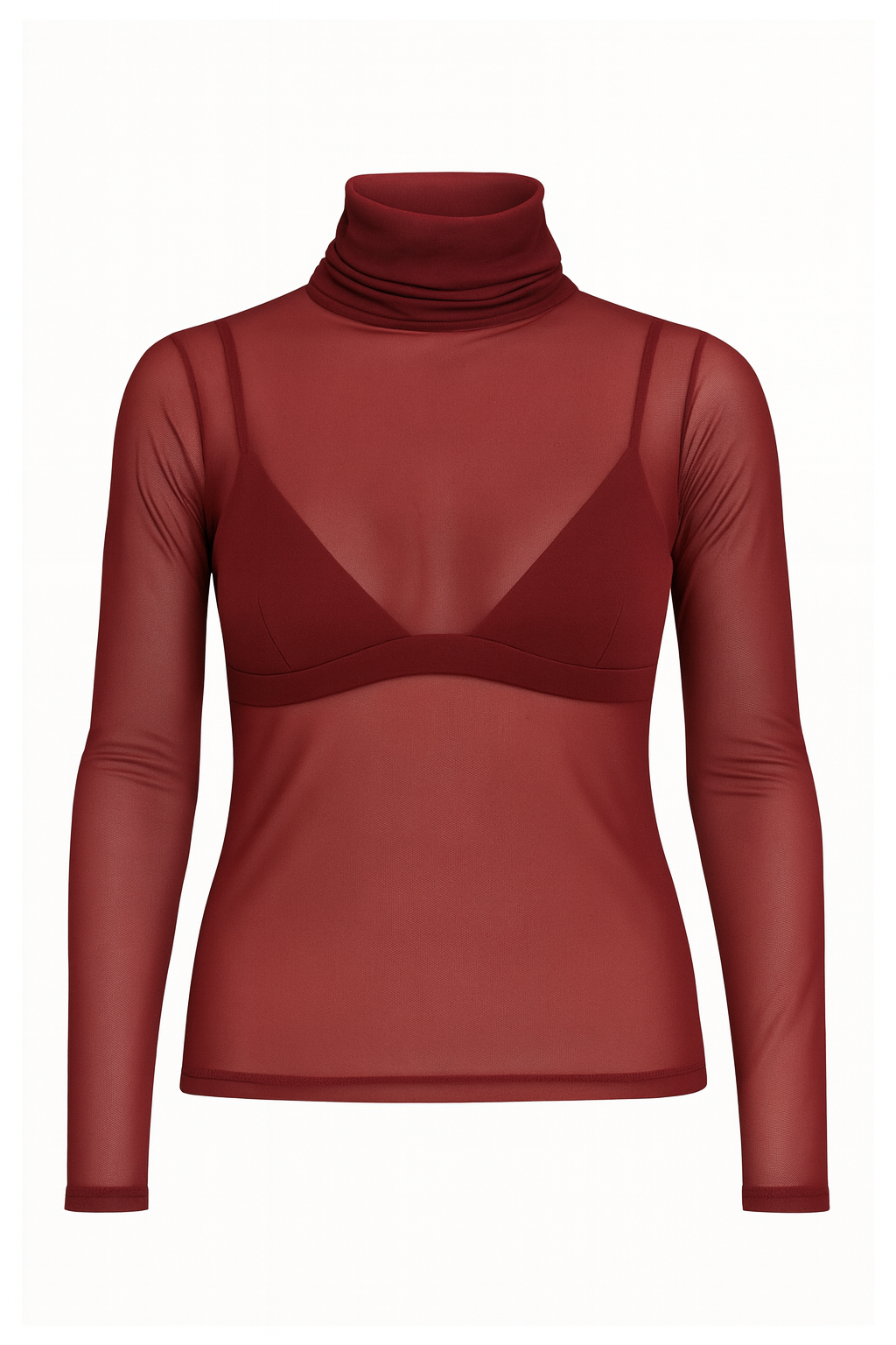 WHITNEY BURGUNDY SHIRT