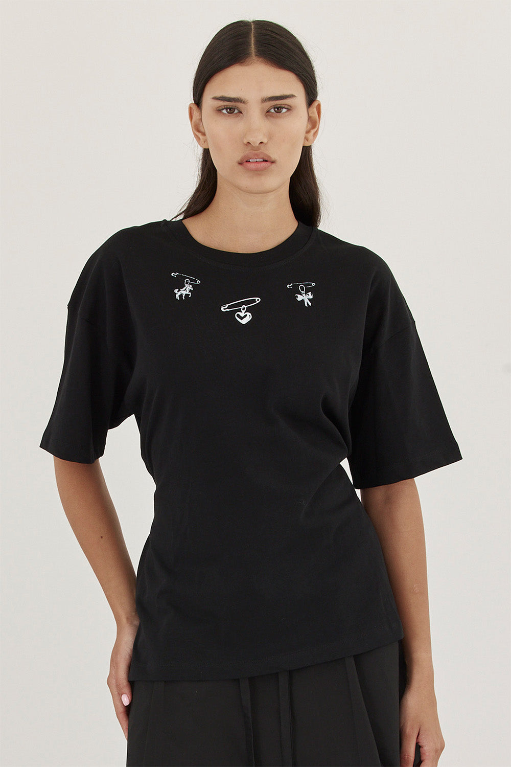 BLACK SAFETY STATEMENT T-SHIRT