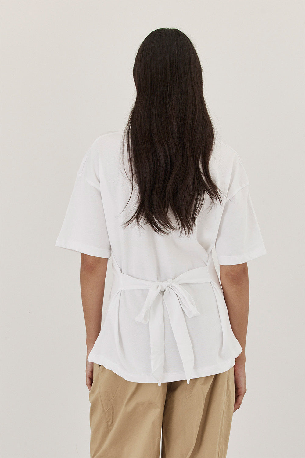 WHITE SAFETY STATEMENT T-SHIRT