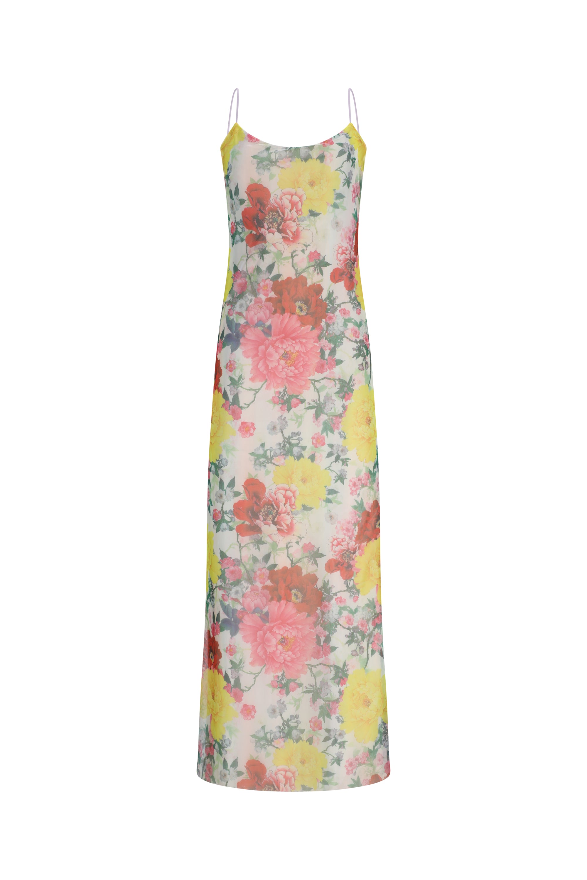 ELEGANT FLORAL LONG DRESS